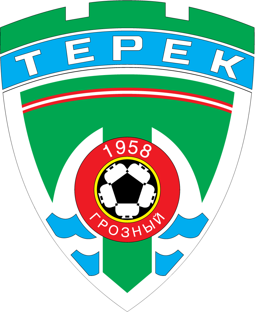 Спорт Футбол Логотип футбольный клуб "Терек" Грозный обои рабочий стол