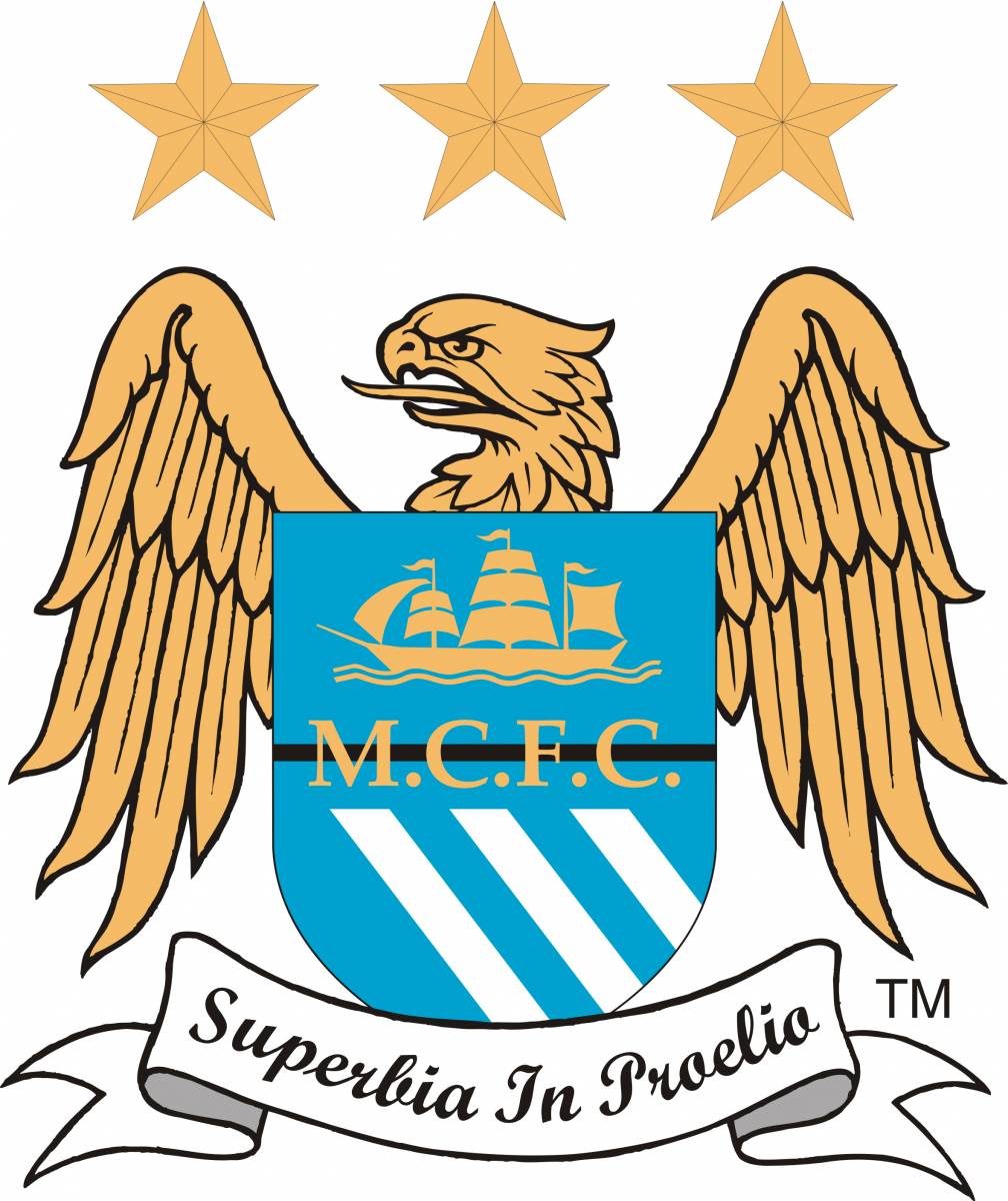 Спорт Футбол Логотип футбольный клуб "Manchester City FC" обои рабочий стол