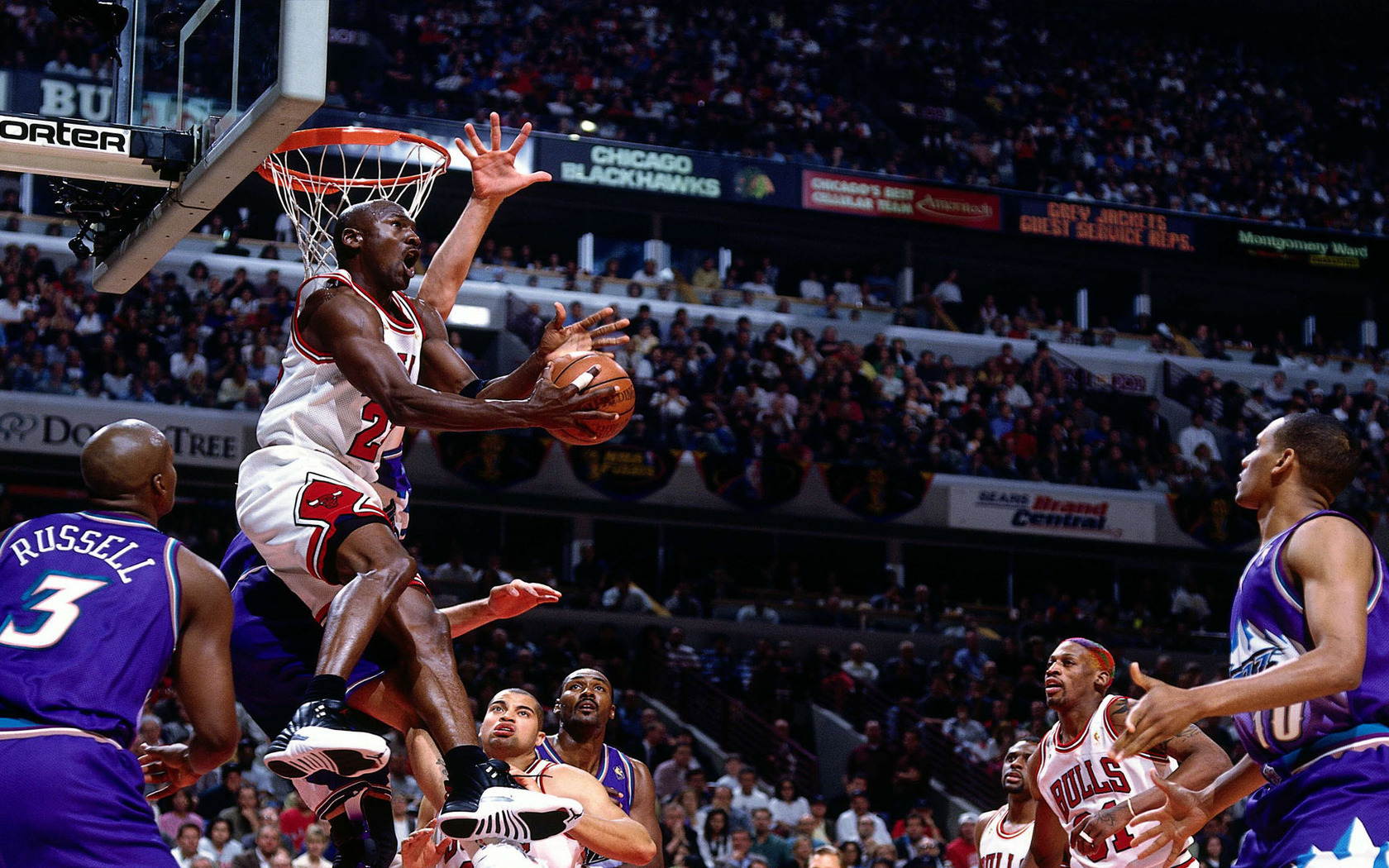 Спорт Баскетбол Майкл Джордан, НБА обои рабочий стол